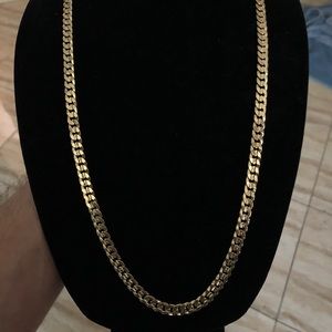 14k gold filled Cuban chain 30in stamped